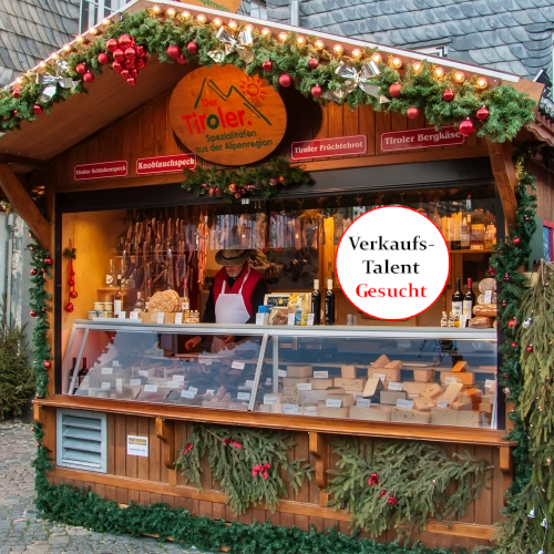 Jetzt bewerben als Verkäufer/in auf dem Weihnachtsmarkt Goslar 2023