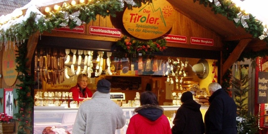 Der Tiroler: Treffpunkt für Feinschmecker auf dem Weihnachtsmarkt in Goslar